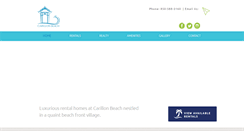 Desktop Screenshot of carillonbeachrentals.com